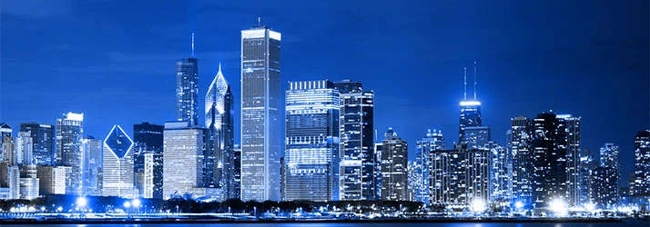 Anti-Aging Downtown Chicago IL City Skyline